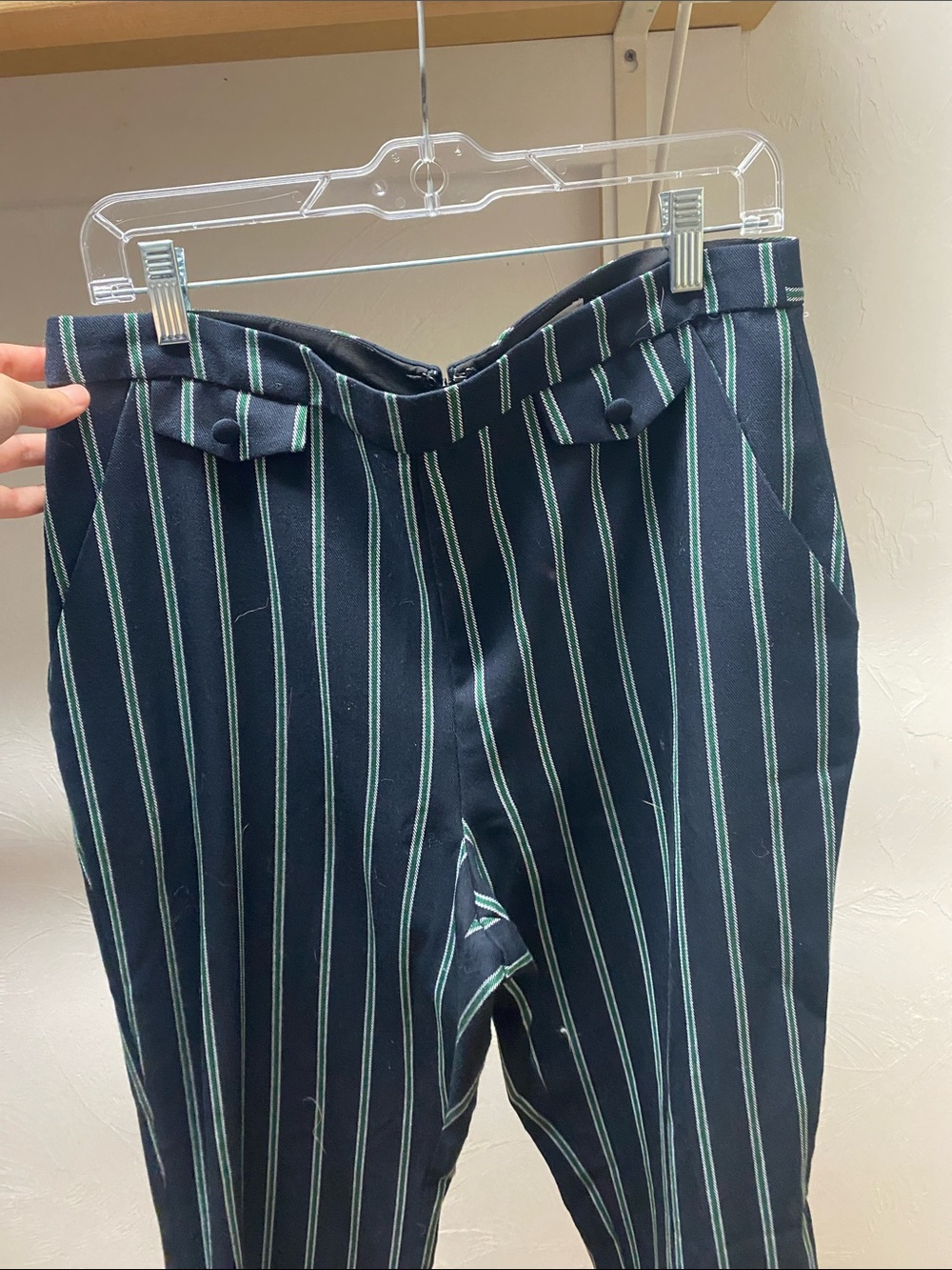 BCBGeneration Navy Striped Blazer and Trousers Set - Picture 5 of 8